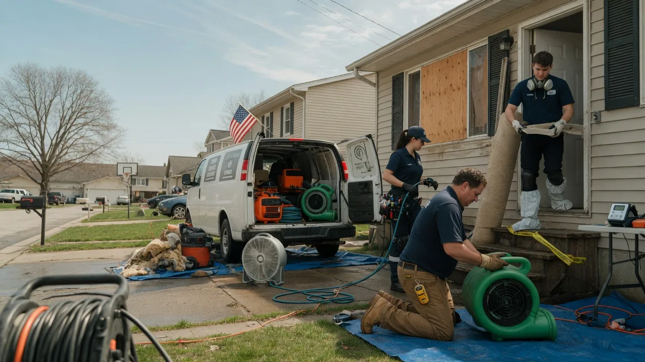 Water Damage Restoration in Haubstadt, IN near me